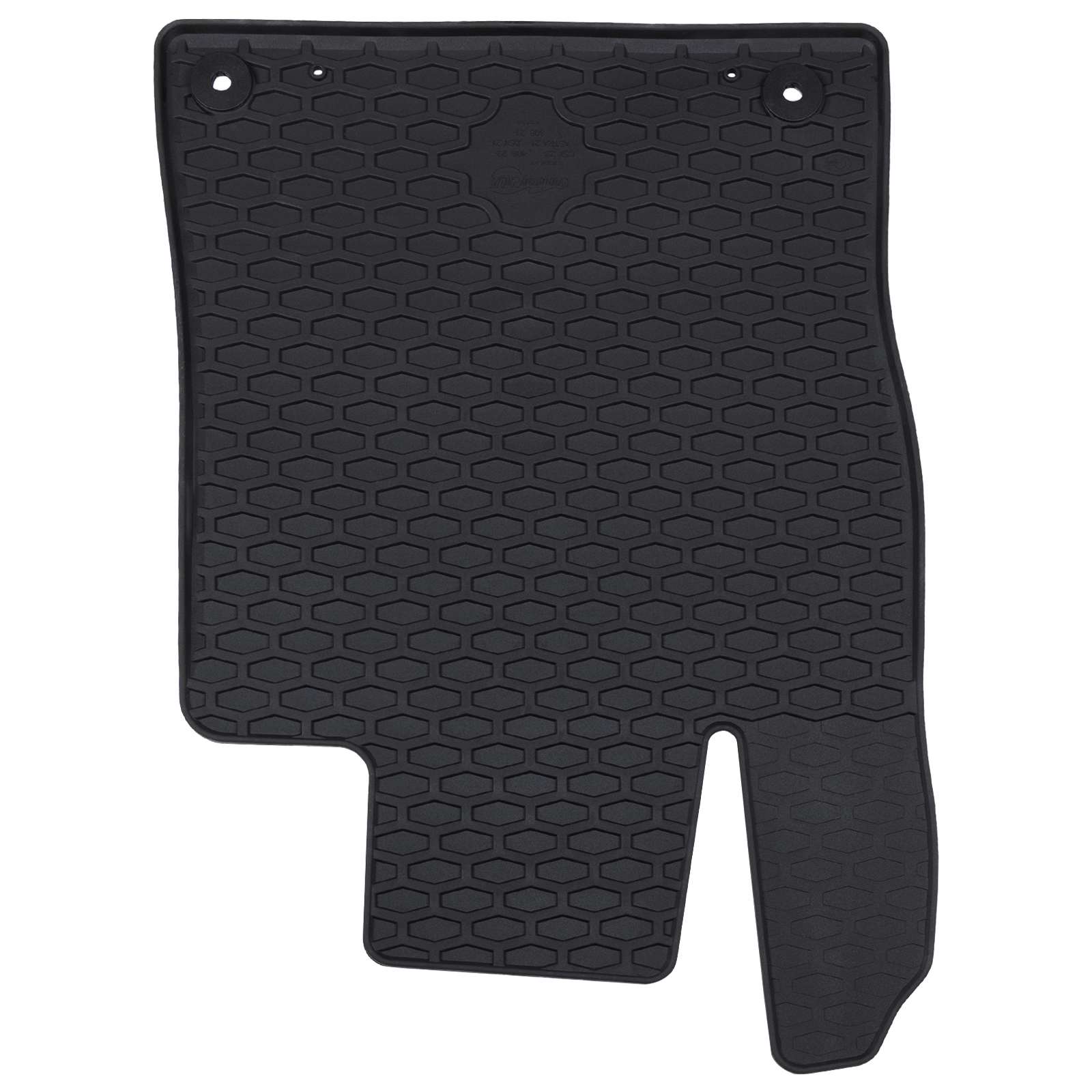 Tappetini per auto VidaXL 4 pezzi in TPE nero