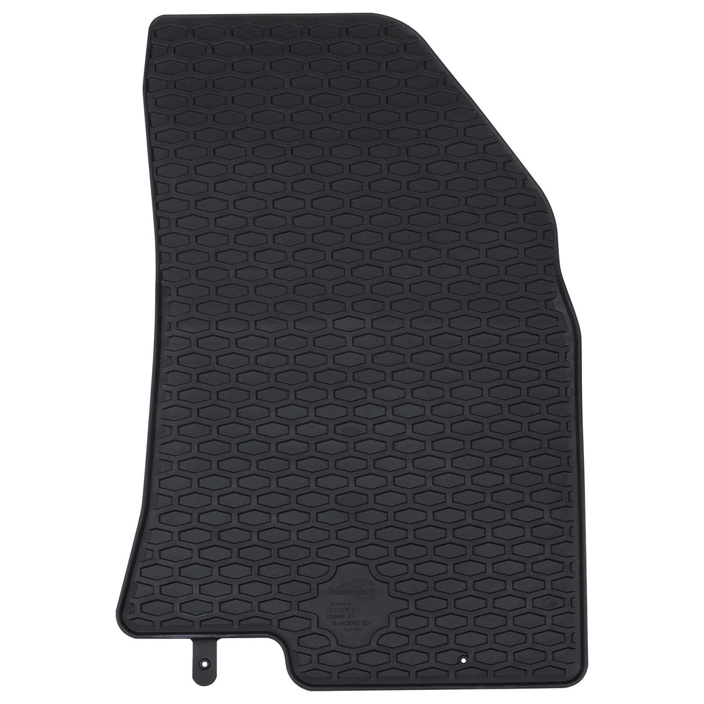 VidaXL alfombrillas para coche 4 piezas negras adecuadas para Sandero TPE