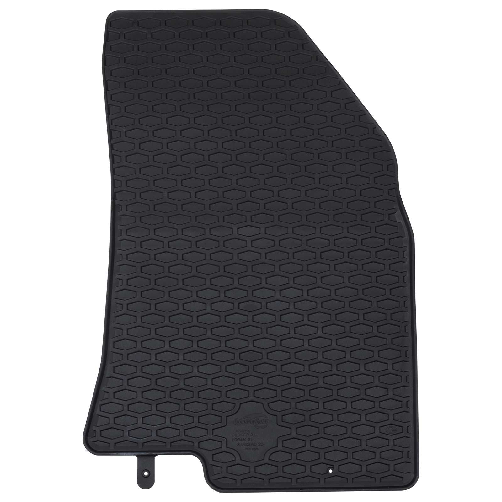 Tappetini per auto VidaXL 4 pezzi neri adatti per Sandero TPE