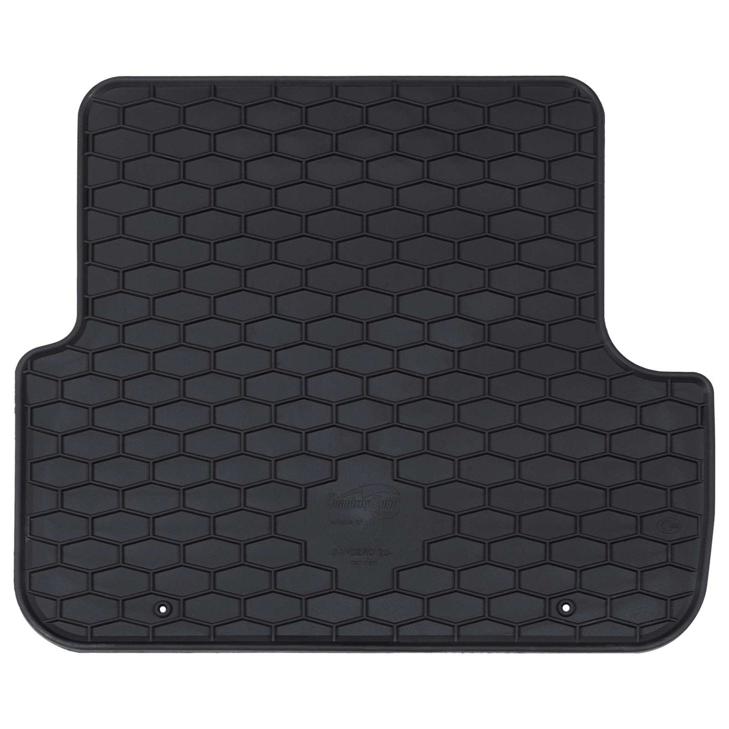 VidaXL alfombrillas para coche 4 piezas negras adecuadas para Sandero TPE
