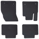 VidaXL alfombrillas para el suelo del coche 4 piezas negras adecuadas para Ford Focus 4D Aft.