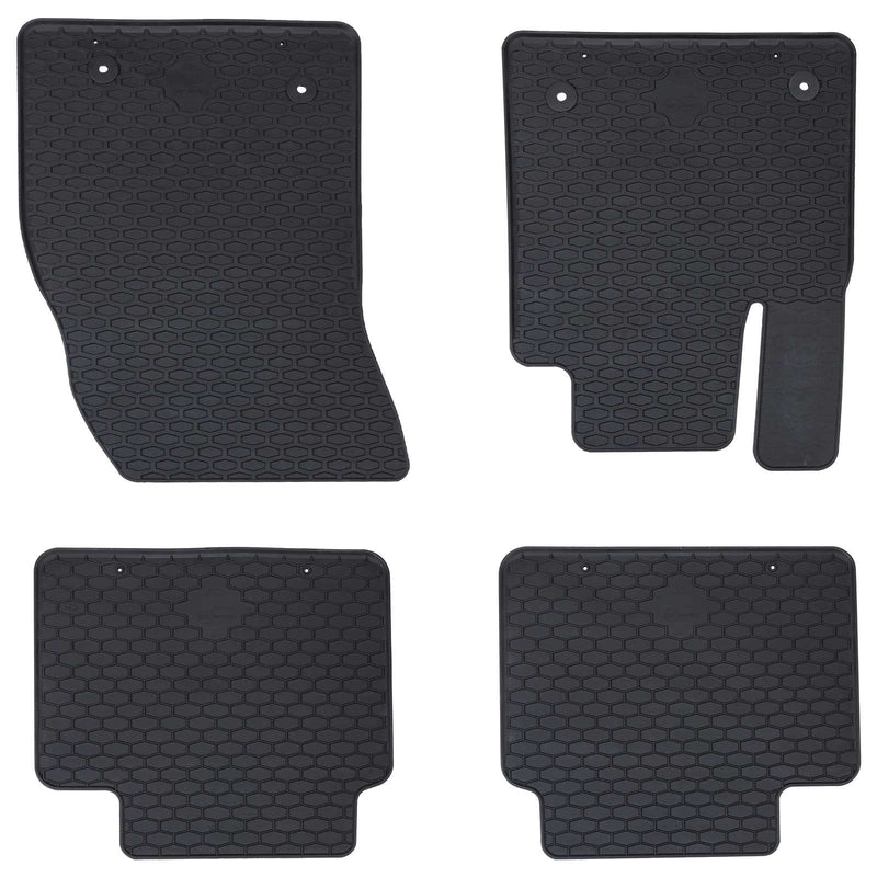 Tappetini per auto VidaXL 4 pezzi neri adatti per Ford Focus 4D Aft.