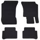 VidaXL alfombrillas para coche 4 unidades negras adecuadas para Mercedes E 09-16 goma