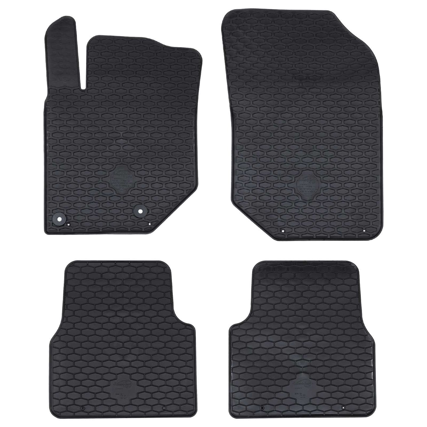 Alfombrillas de coche Vidaxx 4 piezas negras adecuadas para c4, c4x, 2008 tpe