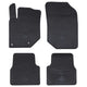 Alfombrillas de coche Vidaxx 4 piezas negras adecuadas para c4, c4x, 2008 tpe