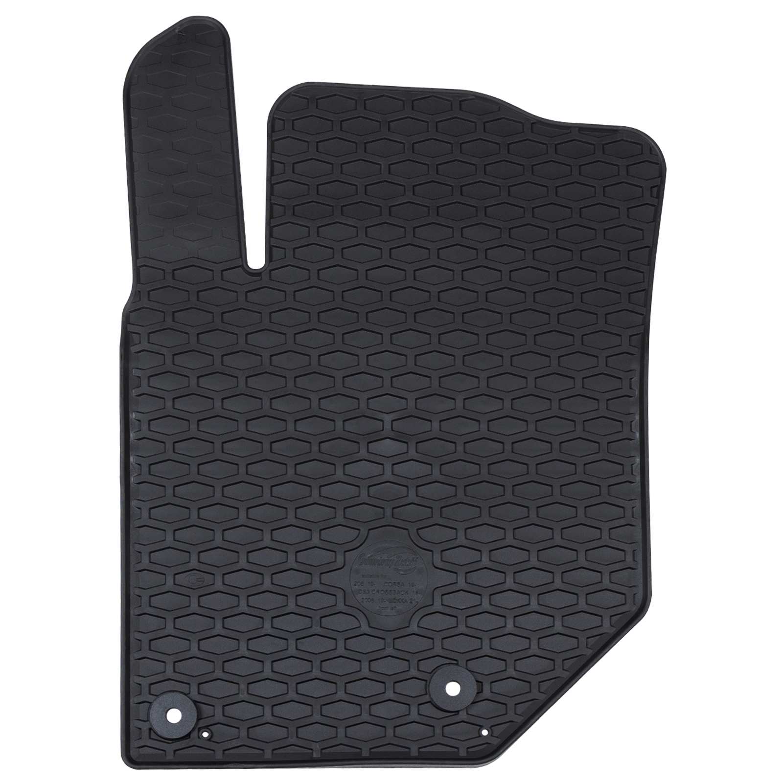 Tappetini per auto Vidaxx 4 pezzi neri adatti per c4, c4x, 2008 tpe