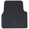 Tappetini per auto Vidaxx 4 pezzi neri adatti per c4, c4x, 2008 tpe
