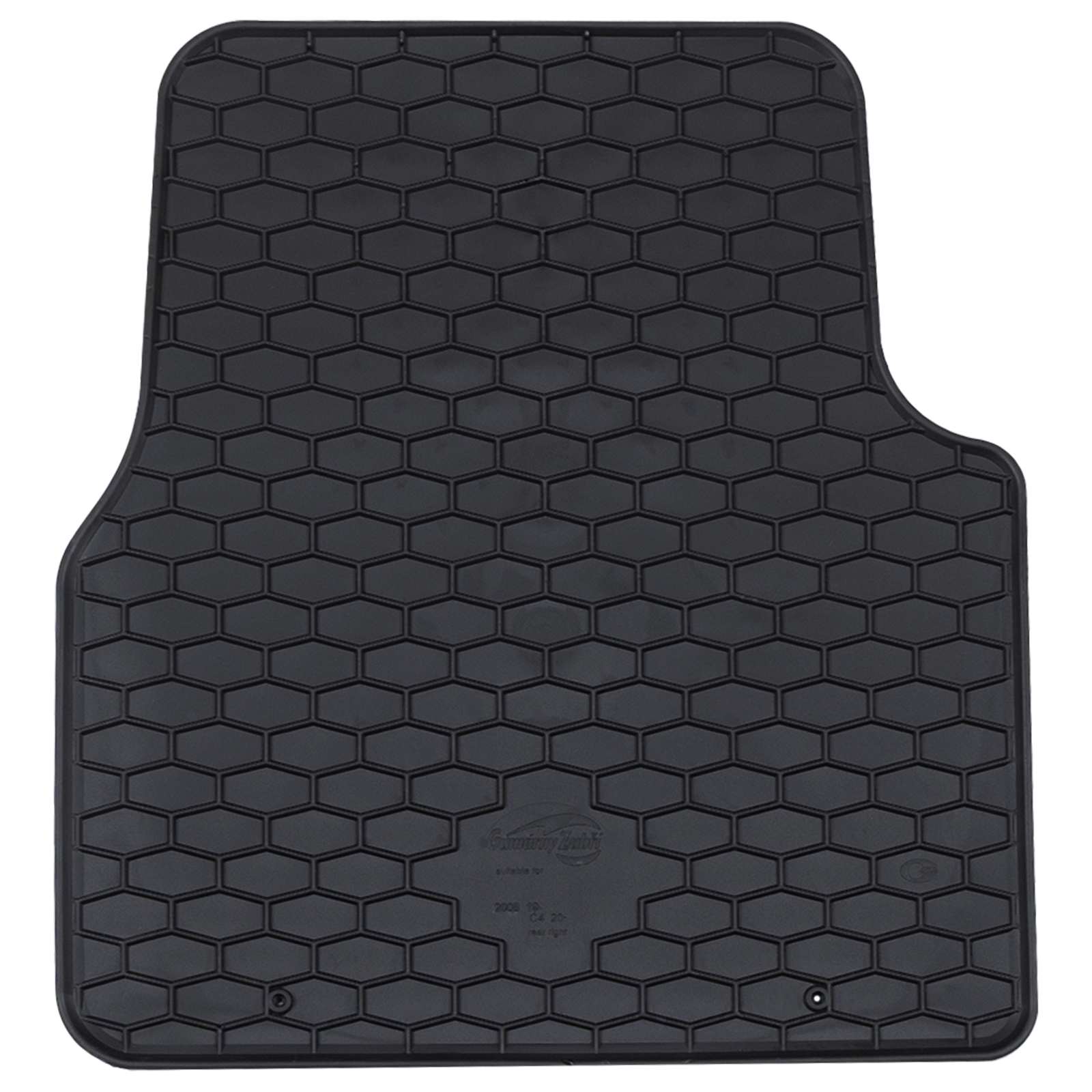 Tappetini per auto Vidaxx 4 pezzi neri adatti per c4, c4x, 2008 tpe