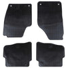 Tappetini per auto VidaXL 4 pezzi neri adatti per VW Polo 10 01-09 NS
