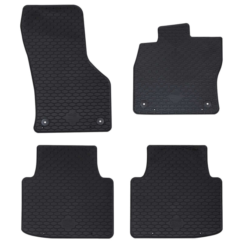 Tappetini per auto VidaXL 4 pezzi neri adatti per VW Arteon 4D posteriori TPE