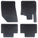 VidaXL alfombrillas para coche 4 piezas negras adecuadas para Volvo S60 V60 4D AFT