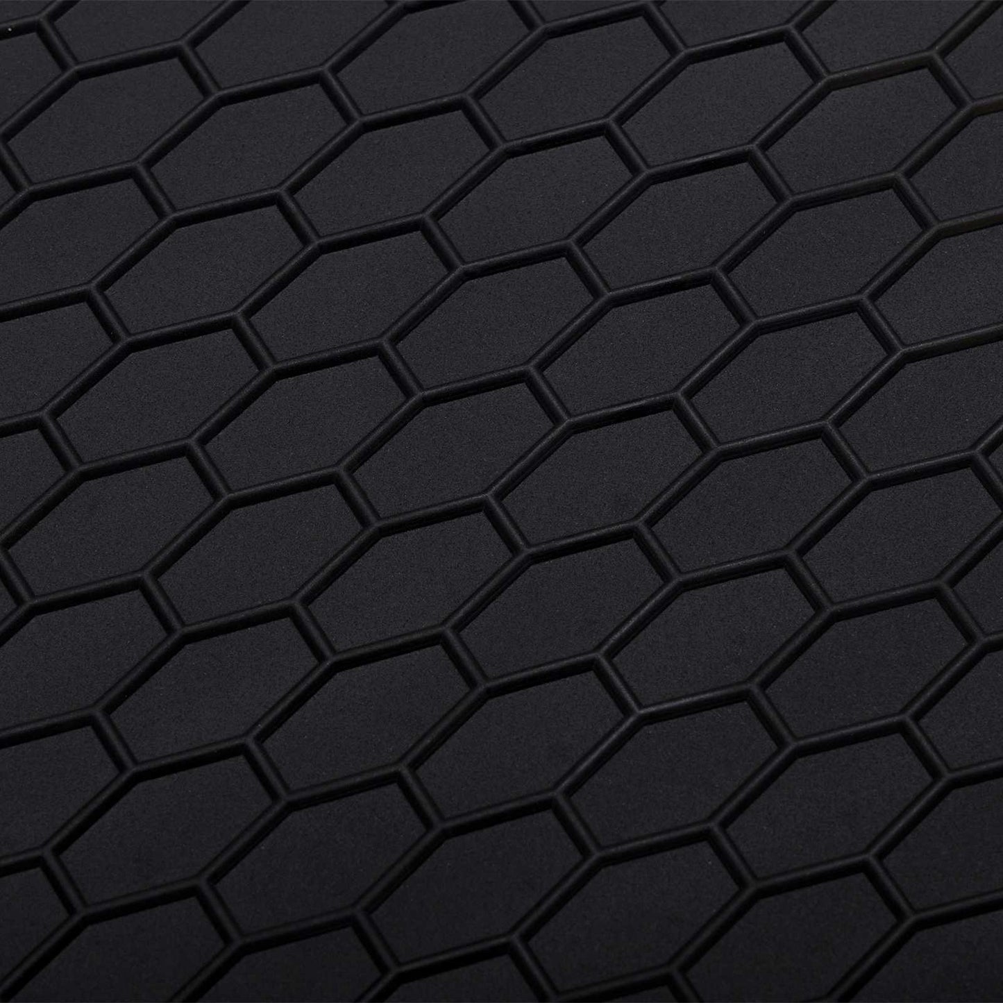 Alfombrilla de coche VidaXL goma negra
