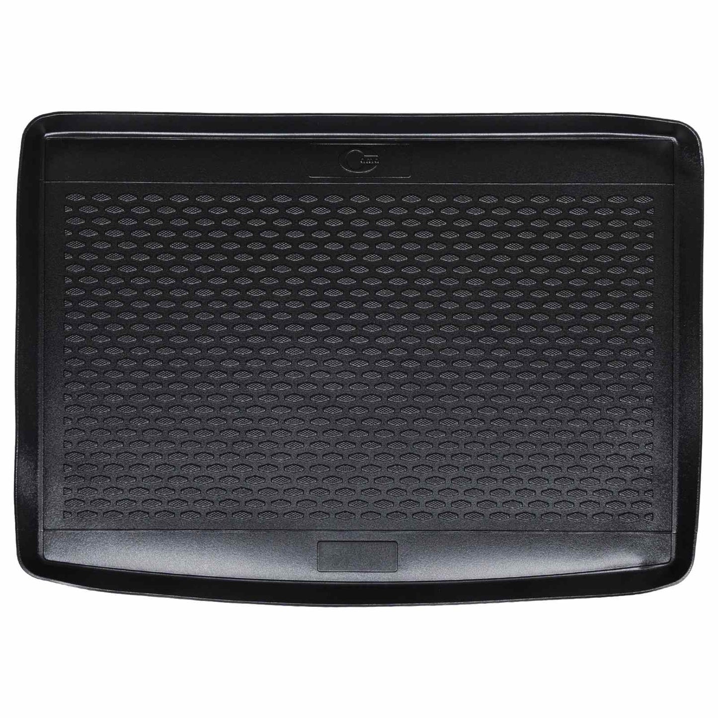 Alfombrilla de maletero VidaXL negra adecuada para VW Golf Sportsvan TPE