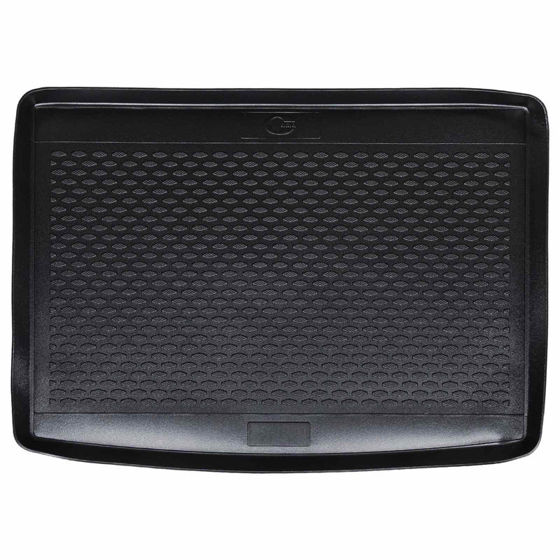 Alfombrilla de maletero VidaXL negra adecuada para VW Golf Sportsvan TPE