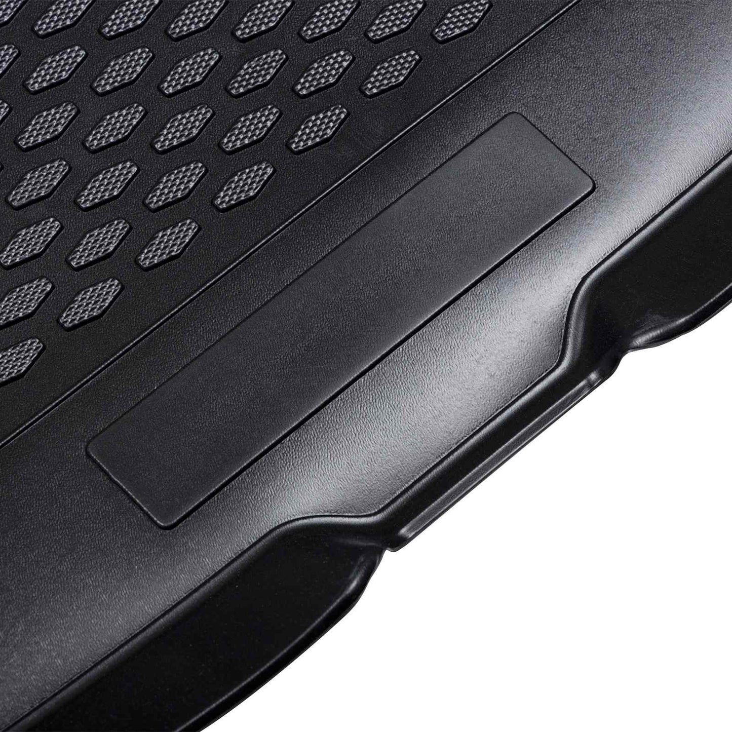 Alfombrilla de maletero VidaXL negra adecuada para VW Polo TPE