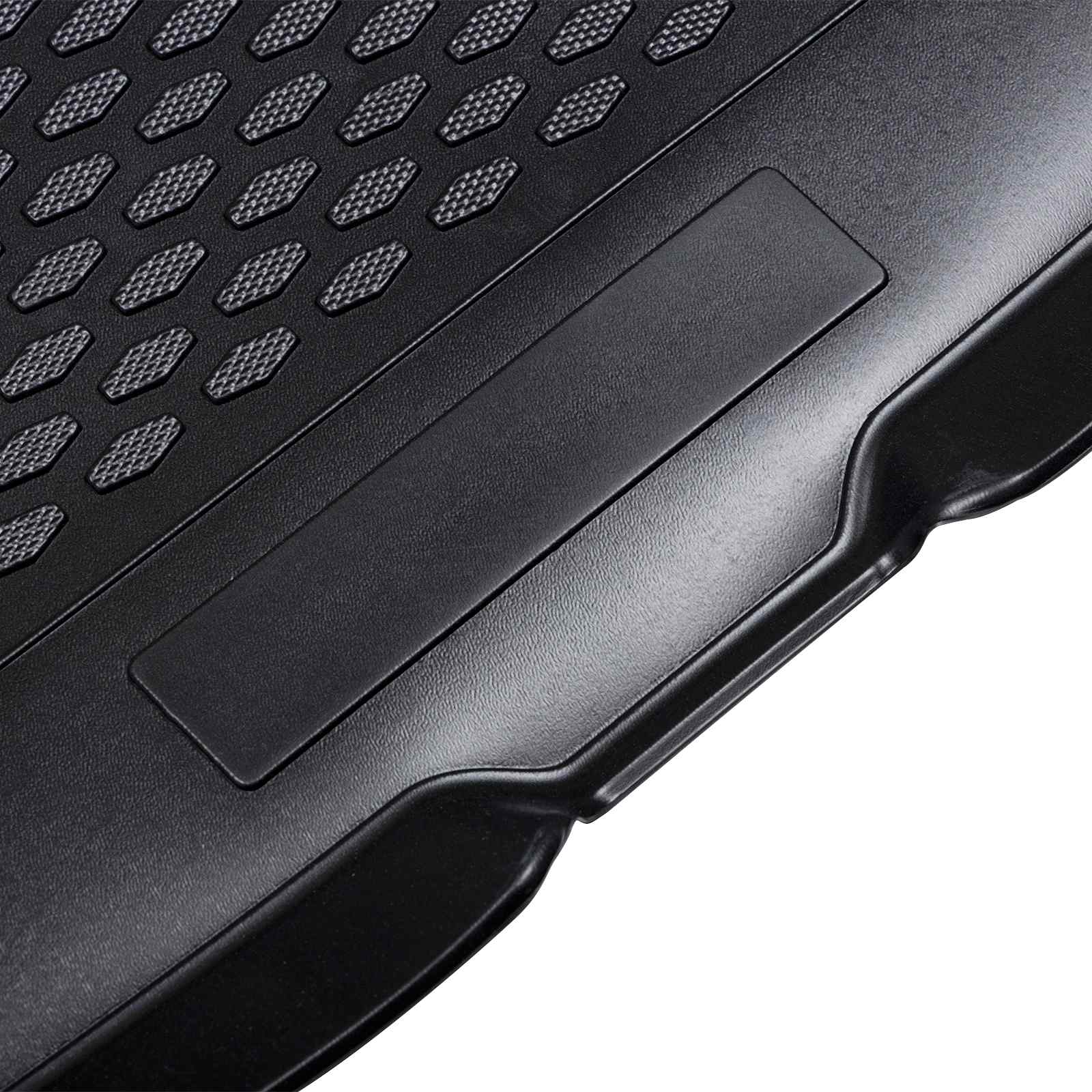 Alfombrilla de maletero VidaXL negra adecuada para VW Polo TPE