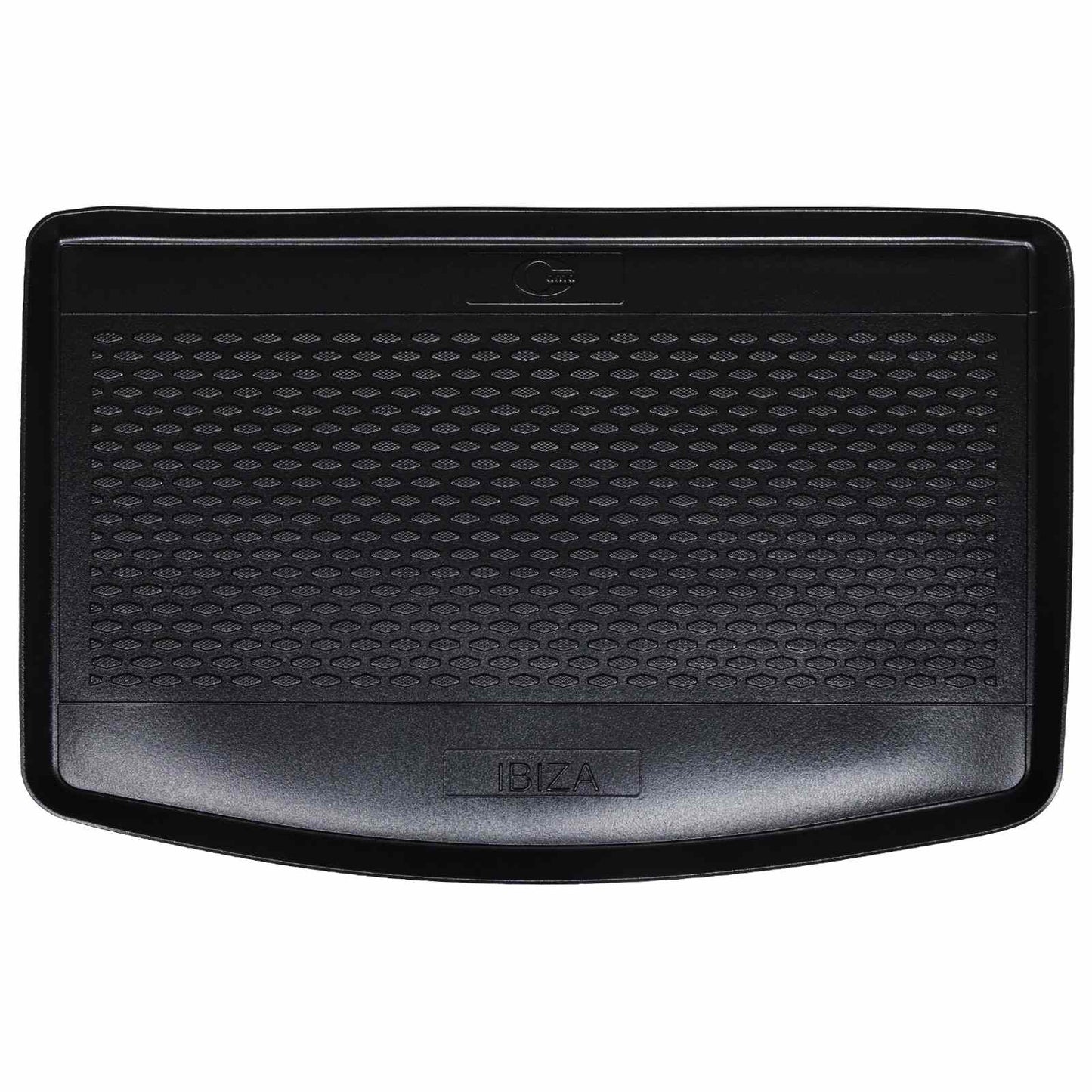 VidaXL Alfombrilla maletero asiento Ibiza piso superior goma negra