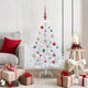 Vidaxx árbol de Navidad artificial plegable blanco 120 cm PVC y acero