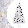 Vidaxl kunstmatige inklapbare kerstboom wit 180 cm pvc en staal