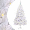 Vidaxl kunstmatige inklapbare kerstboom wit 180 cm pvc en staal