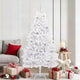 Vidaxx árbol de Navidad artificial plegable blanco 180 cm PVC y acero