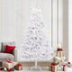 Vidaxx árbol de Navidad artificial plegable blanco 240 cm PVC y acero