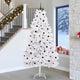 Vidaxx árbol de Navidad artificial plegable blanco 270 cm PVC y acero