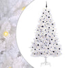 Vidaxl kunstmatige inklapbare kerstboom wit 270 cm pvc en staal