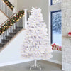 Vidaxl kunstmatige inklapbare kerstboom wit 300 cm pvc en staal