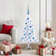 Vidaxx árbol de Navidad artificial con 150 LED blanco 120 cm PVC y acero
