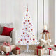 Vidaxx árbol de Navidad artificial con 150 LED blanco 150 cm PVC y acero