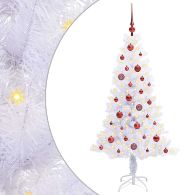 Vidaxx árbol de Navidad artificial con 150 LED blanco 150 cm PVC y acero