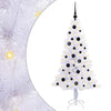Vidaxl kunstkerstboom met 150 led wit 150 cm pvc en staal