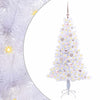 Vidaxl kunstkerstboom met 150 led wit 150 cm pvc en staal