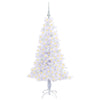 Vidaxl kunstkerstboom met 150 led wit 150 cm pvc en staal