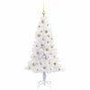 Vidaxl kunstkerstboom met 150 led wit 150 cm pvc en staal