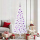 Vidaxx árbol de Navidad artificial con 300 LED blanco 180 cm PVC y acero