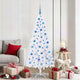 Vidaxx árbol de Navidad artificial con 300 LED blanco 180 cm PVC y acero