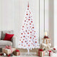 Vidaxx árbol de Navidad artificial con 300 LED blanco 210 cm PVC y acero