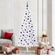 Vidaxx árbol de Navidad artificial con 300 LED blanco 210 cm PVC y acero