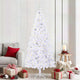 Vidaxx árbol de Navidad artificial con 300 LED blanco 210 cm PVC y acero