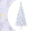 Vidaxl kunstkerstboom met 300 led wit 210 cm pvc en staal