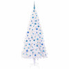 Vidaxl kunstkerstboom met 300 led wit 210 cm pvc en staal
