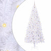 Vidaxl kunstkerstboom met 300 led wit 240 cm pvc en staal