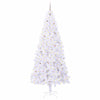 Vidaxl kunstkerstboom met 300 led wit 240 cm pvc en staal