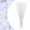 Vidaxx árbol de Navidad artificial con 150 LED blanco 120 cm PVC y acero