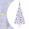 Vidaxl kunstkerstboom met 150 led wit 120 cm pvc en staal