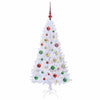 Vidaxl kunstkerstboom met 150 led wit 120 cm pvc en staal