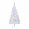 Vidaxl kunstkerstboom met 150 led wit 150 cm pvc en staal