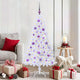 Vidaxx árbol de Navidad artificial con 150 LED blanco 150 cm PVC y acero